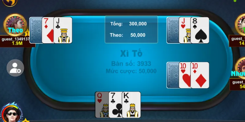 Chiến thuật chơi xì tố 7 cây cho tân thủ